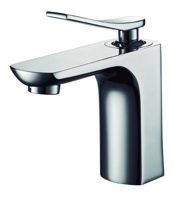 Chrome Finish Single Handle Basin Mixer Faucet For Stylish Bathroom T9162W
