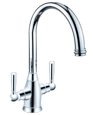 Chrome and Brass Kitchen Mixer Faucet The Perfect Combination for Your Kitchen T81069