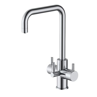 Brass Kitchen Mixer Faucet Swivel Spout Design Enhances Flexibility T91034
